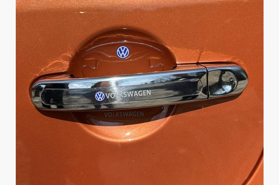 Volkswagen Touran 2010-2015 рр. Накладки на ручки (4 шт, нерж) OmsaLine - Італійська нержавійка Фото 4