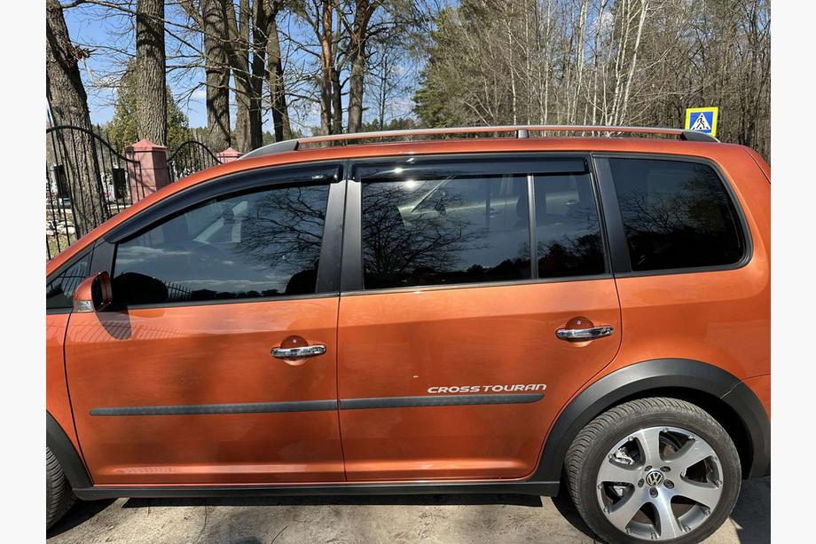 Volkswagen Touran 2010-2015 рр. Накладки на ручки (4 шт, нерж) OmsaLine - Італійська нержавійка Фото 6