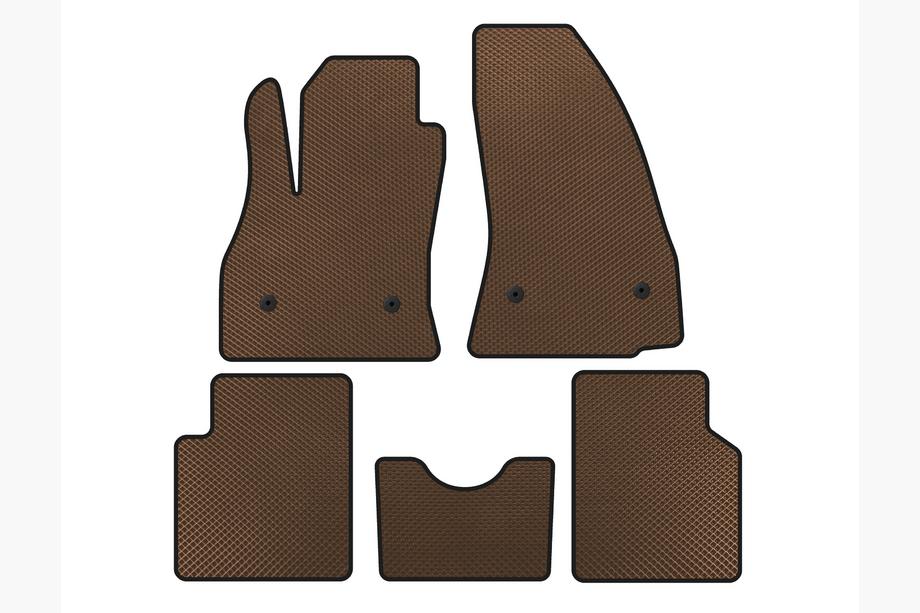 Fiat 500/500L 2013-2022 рр. Килимки EVA (для 500L, Коричневий) Image