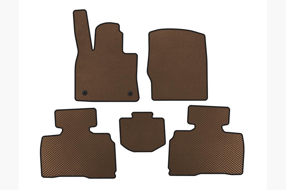 Килимки EVA (2 ряди, 7-ми місний, Коричневий) Image