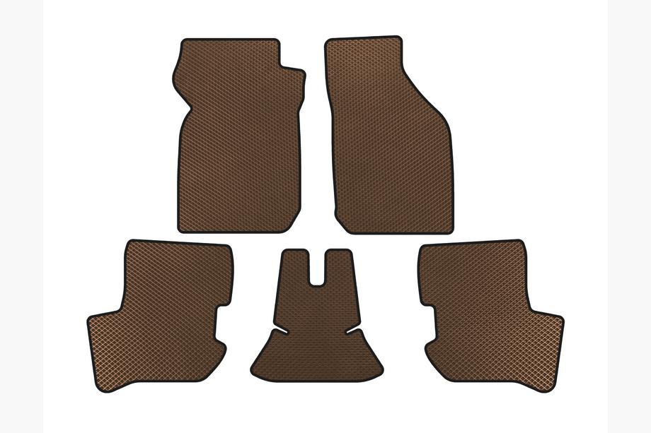 Ford Ka 1996-2008 рр. Килимки EVA (HB, Коричневий) Image
