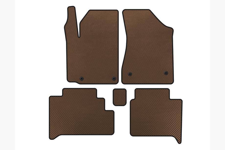 Geely GC-5 2010-2015 рр. Килимки EVA (HB, Коричневий) Image