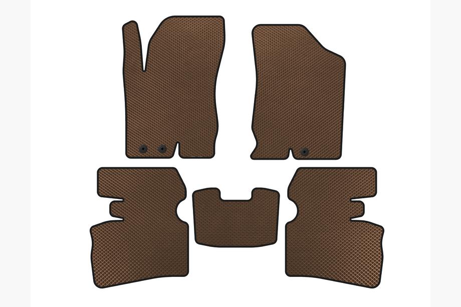 Hyundai I-30 2007-2011 рр. Килимки EVA (SW, Коричневий) Image