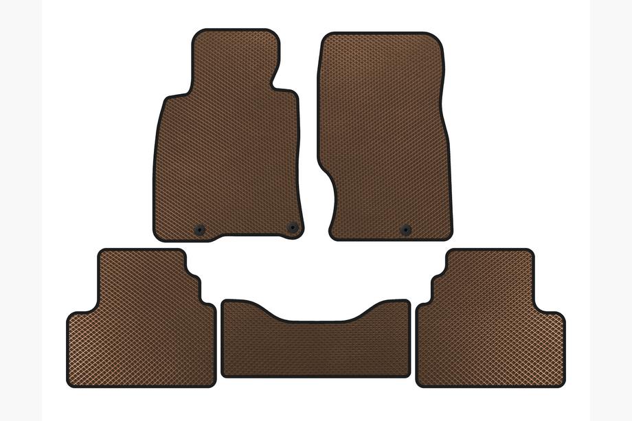 Infiniti G25/G35/37 (V36/CV36) 2006-2015 рр. Килимки EVA (G25-G35, SD, Коричневий) Image