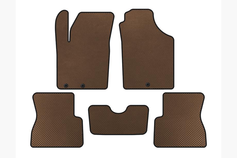 Kia Picanto 2011-2016 рр. Килимки EVA (Коричневий) Image