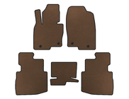 Mazda CX-9 2017- рр. Килимки EVA (2 ряди, 7-ми місний, Коричневий) фото 1