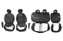 Peugeot Partner Tepee 2008-2018 рр. Авточохли (тканина і шкірозамінник, Premium) фото 4