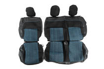 Peugeot Partner Tepee 2008-2018 рр. Авточохли (тканина і шкірозамінник, Premium) фото 10