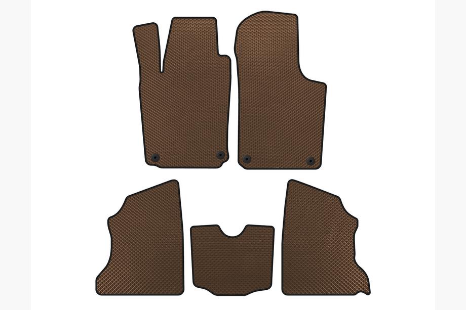 Opel Combo 2002-2012 рр. Килимки EVA (Коричневий) Image