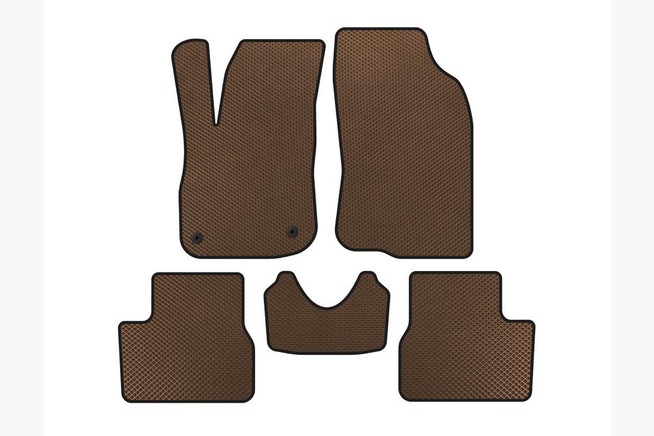 Peugeot 2008 2013-2019 рр. Килимки EVA (Коричневий) Image