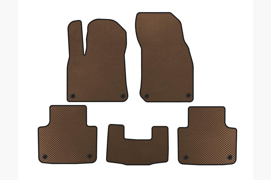 Porsche Cayenne 2018- рр. Килимки EVA (Коричневий) Image