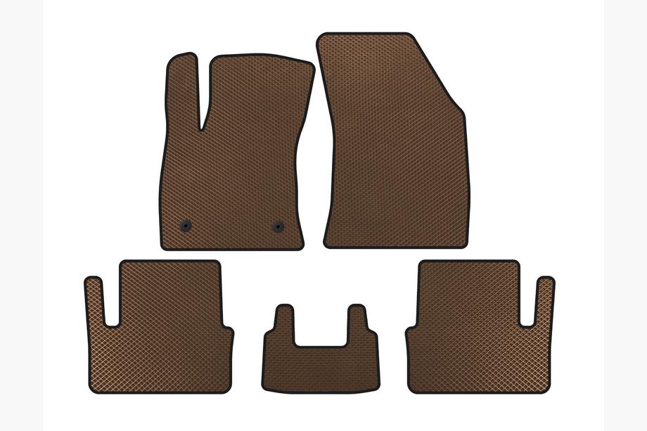 Renault Megane IV 2016-2025 рр. Килимки EVA (HB, Коричневий) Image