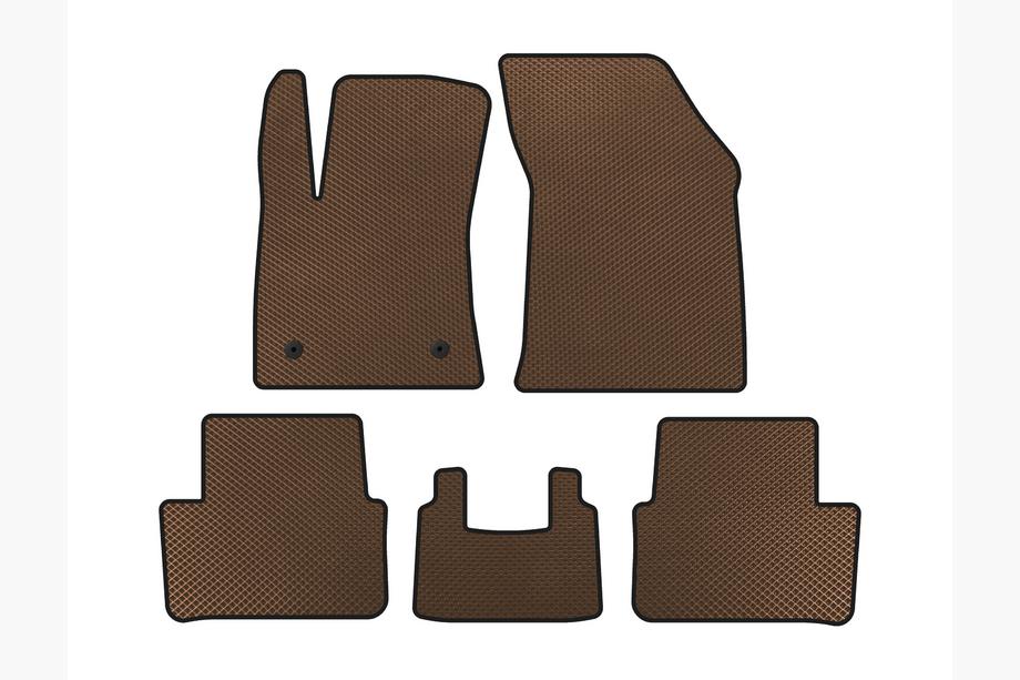 Renault Megane IV 2016-2025 рр. Килимки EVA (2016-2020, SW, Коричневий) Image
