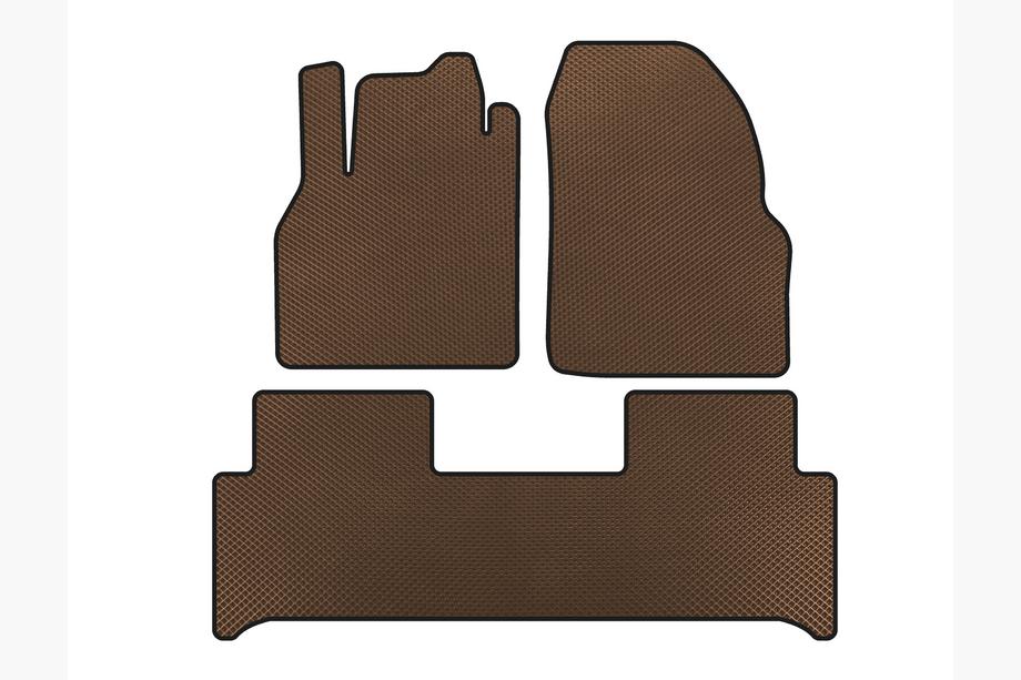 Renault Scenic/Grand 2003-2009 рр. Килимки EVA (Коричневий) Image