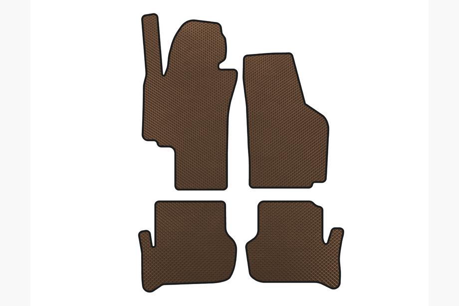 Seat Toledo 2005-2012 рр. Килимки EVA (Коричневий) Фото 1