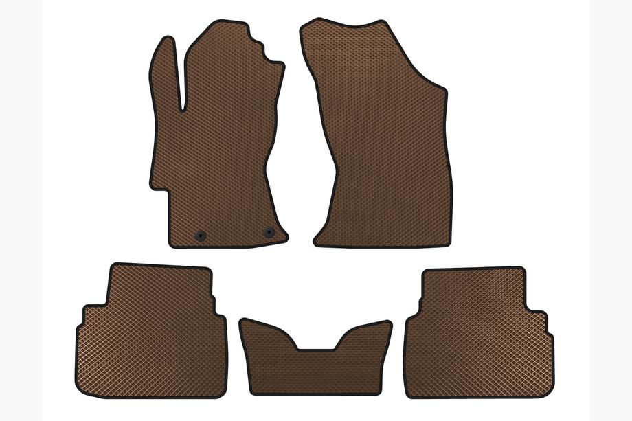 Subaru XV 2017-2023 рр. Килимки EVA (Коричневий) Image