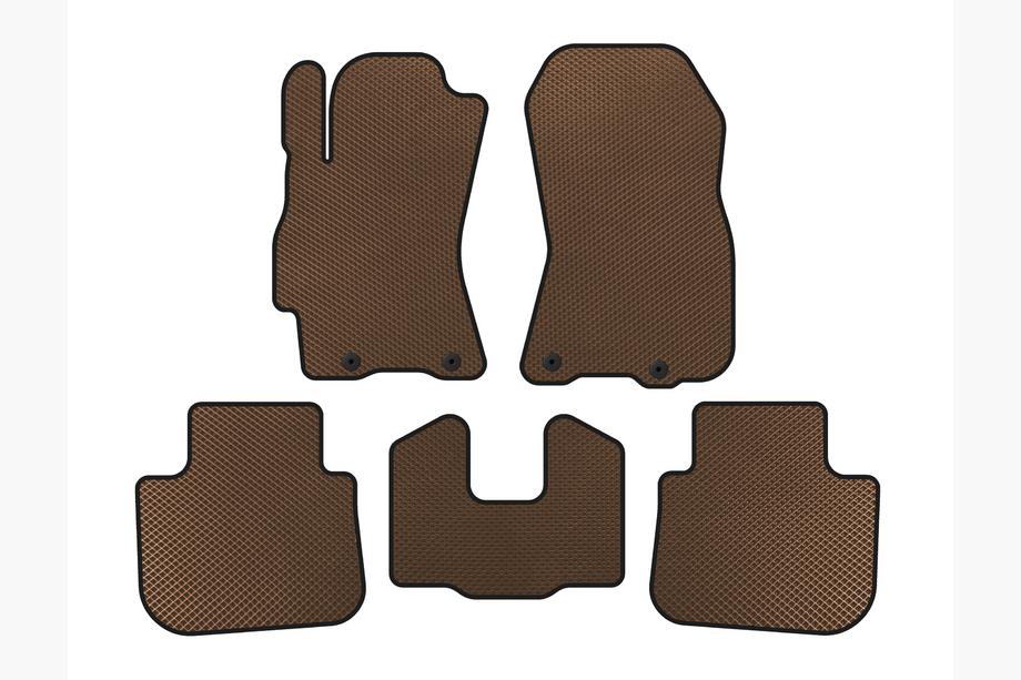 Subaru Outback 2009-2014 рр. Килимки EVA (Коричневий) Image