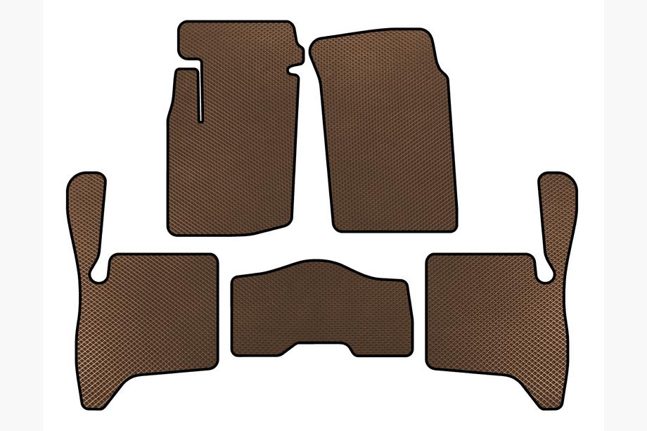 Suzuki Vitara 1998-2006 рр. Килимки EVA (3-х дверний, Коричневий) Фото 1
