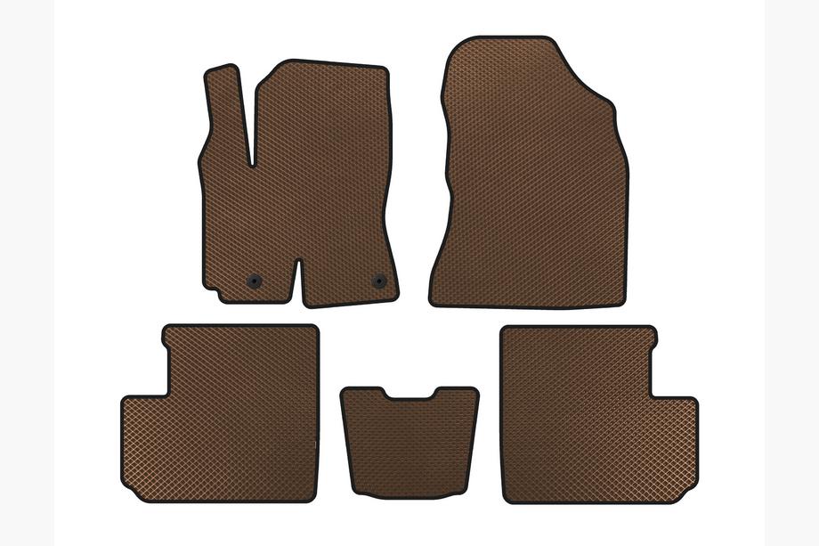 Toyota Rav 4 2001-2005 рр. Килимки EVA (Коричневий) Image