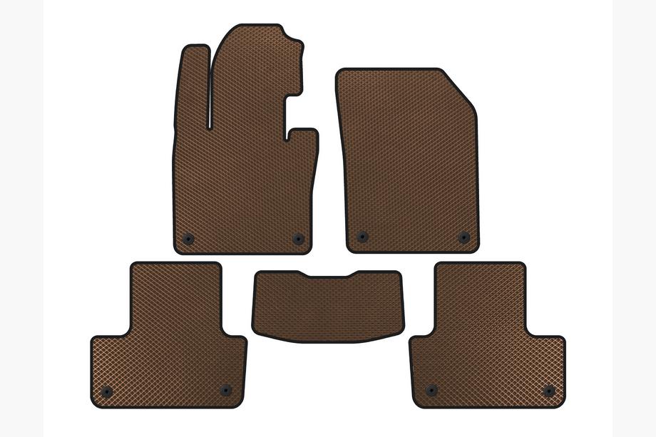 Volvo XC60 2017- рр. Килимки EVA (Коричневий) Image