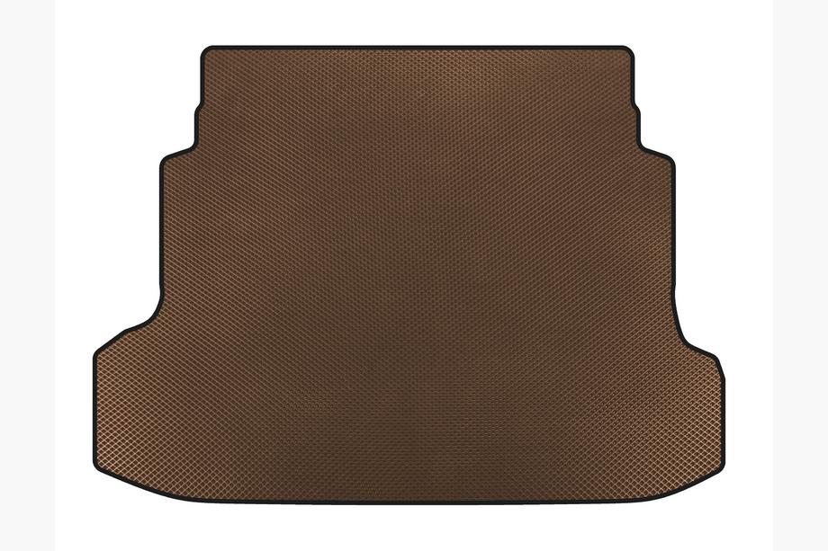Kia Cerato 2 2010-2013 рр. Килимок в багажник EVA (SD, Коричневий) Image