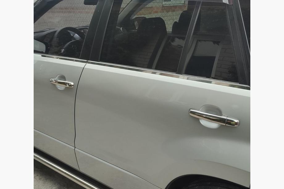 Suzuki Grand Vitara 2005-2017 рр. Накладки на ручки (5 шт, нерж, без чіпа) Image