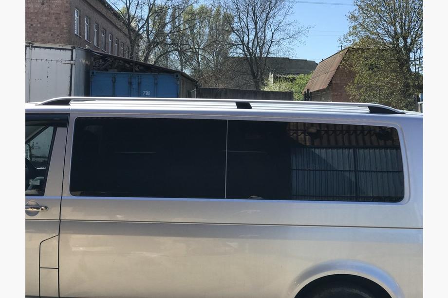 Volkswagen T5 Caravelle 2004-2010 рр. Рейлінги CROWN (сірий мат) Довга база Фото 9