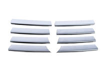 Volkswagen Bora 1998-2004 рр. Накладки на решітку (8 шт, нерж) фото 2