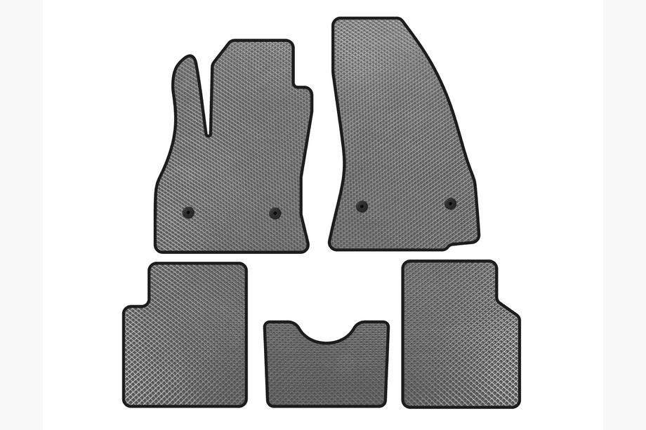 Fiat 500/500L 2013-2022 рр. Килимки EVA (для 500L, Сірий) Image