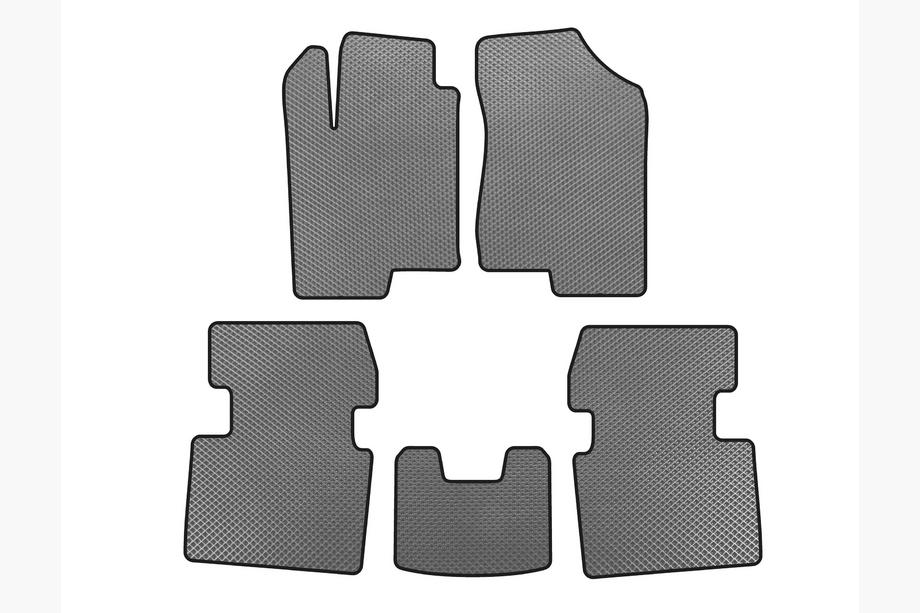 Hyundai Sonata NF 2004-2009 рр. Килимки EVA (Сірий) Image