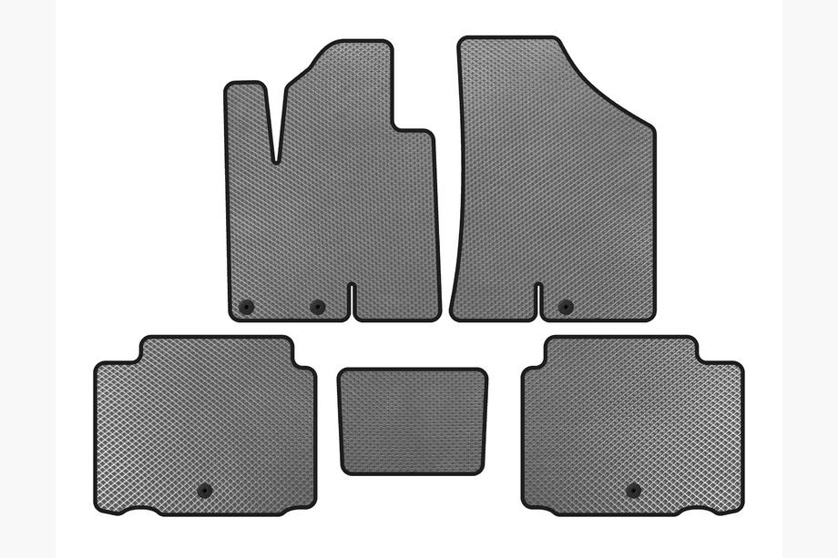 Hyundai IX55 2007-2012 рр. Килимки EVA (Сірий) Image