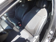Hyundai Accent 2011-2017 рр. Авточохли (кожзам↗тканина, Premium) фото 6