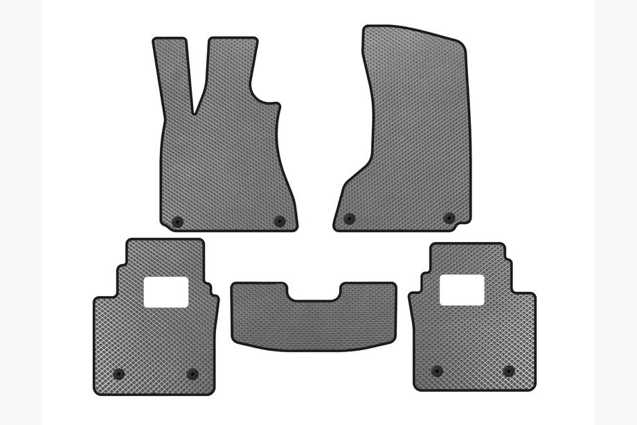 Maserati Quattroporte 2013-2023 рр. Килимки EVA (SD, Сірий) Image