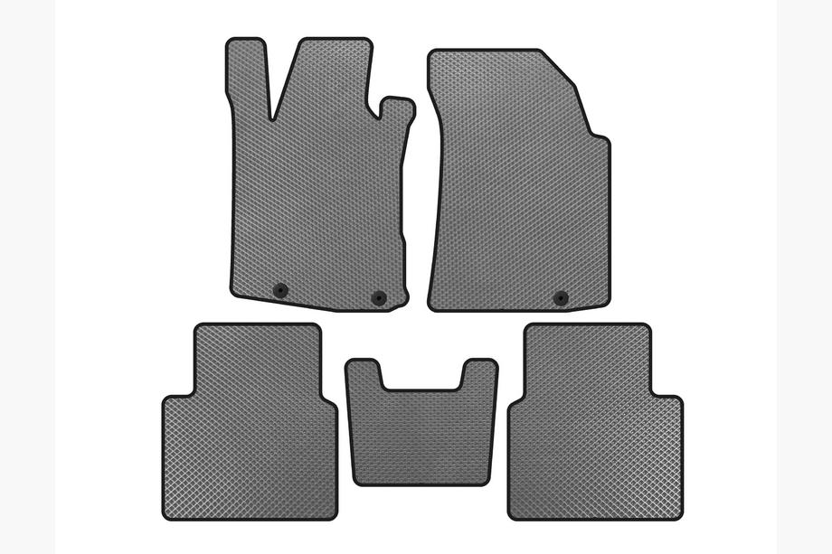 Nissan Maxima 2015-2023 рр. Килимки EVA (SD, Сірий) Image