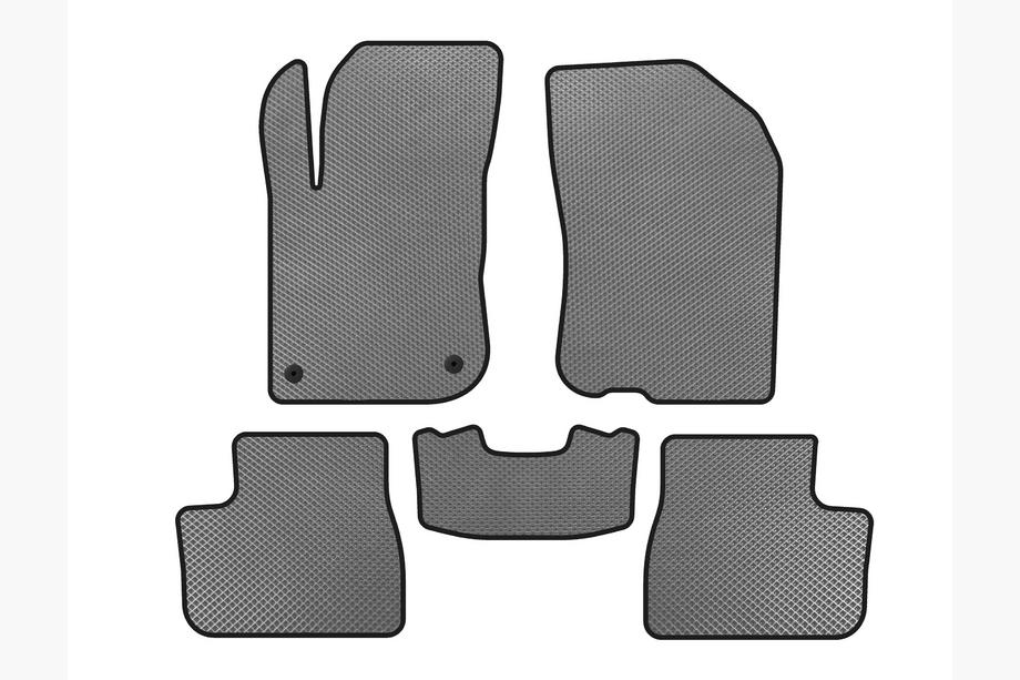 Peugeot 208 2012-2019 рр. Килимки EVA (Сірий) Фото 1