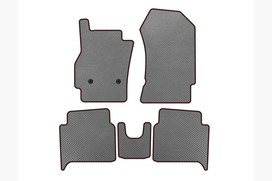 Renault Zoe 2012-2019 рр. Килимки EVA (HB, Сірий) Image