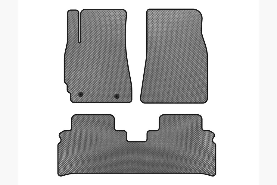 Toyota Highlander 2000-2008 рр. Килимки EVA (Сірий) Image