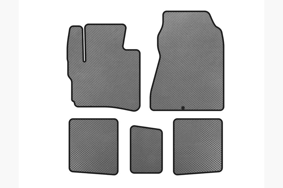 Toyota IQ 2008-2015 рр. Килимки EVA (HB, Сірий) Image