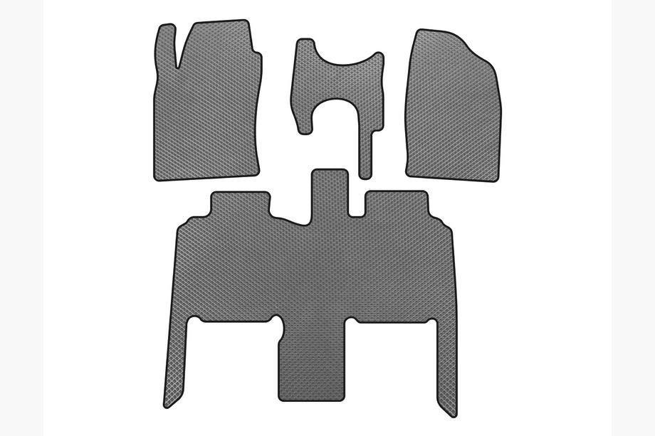 Toyota Previa 2000-2006 рр. Килимки EVA (Сірий) Image