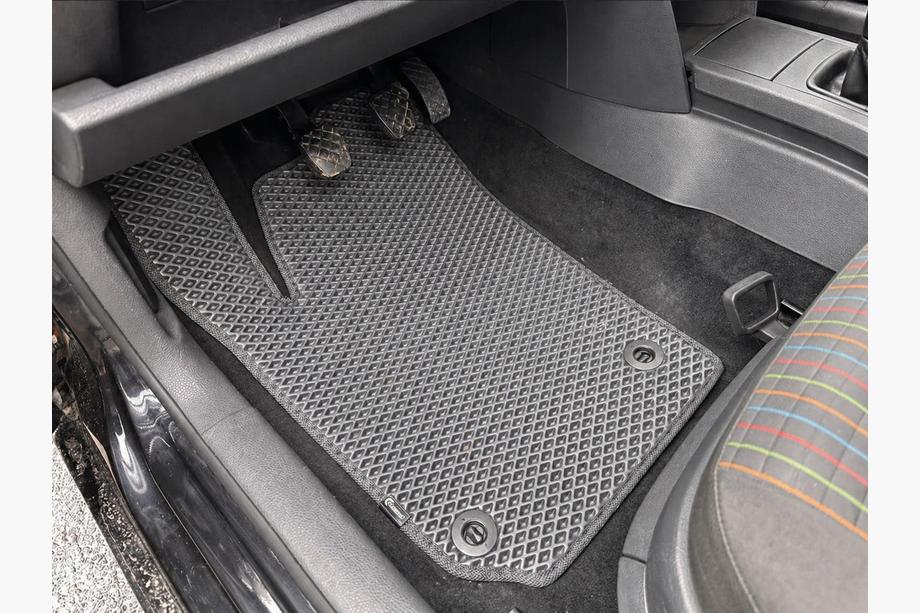 Volkswagen Polo 2001-2009 рр. Килимки EVA (HB, 3/5-ти дверний, Сірий) Фото 1