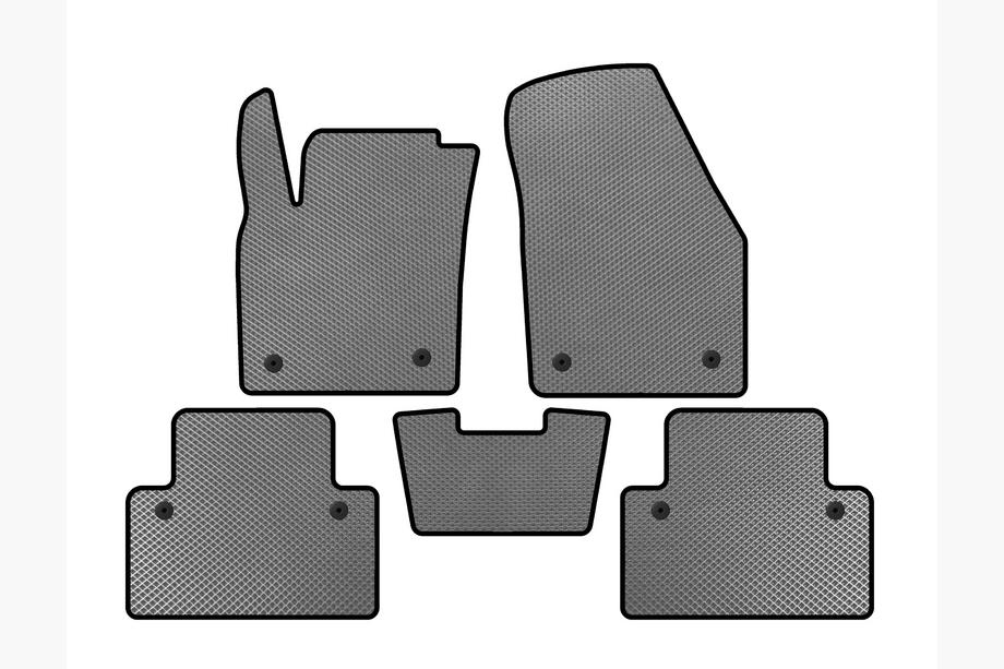 Volvo C30 2006-2012 рр. Килимки EVA (HB, 3-х дверний, Сірий) Image