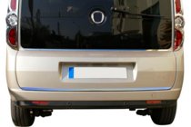 Opel Combo 2012-2018 рр. Кромка заднього скла (нерж) фото 5