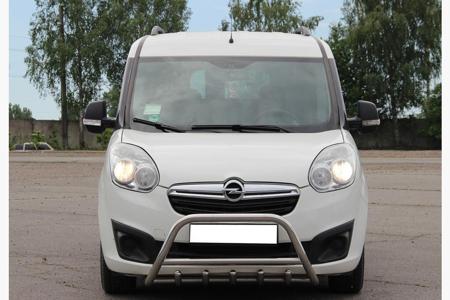 Opel Combo 2012-2018 рр. Кенгурятник (нерж.) Image
