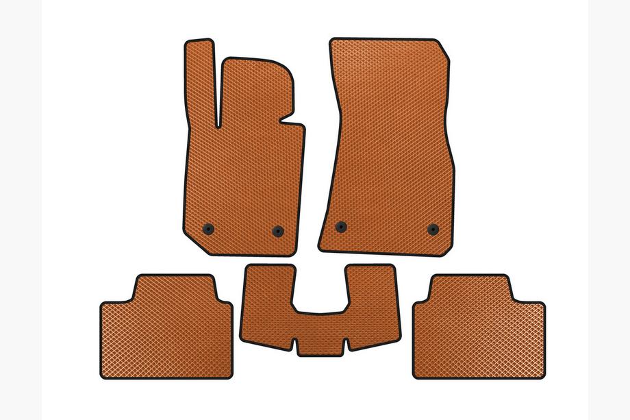 BMW 3 серія G20/G21 2018- рр. Килимки EVA (Помаранчеві) Image