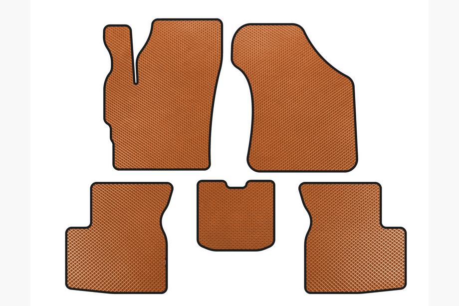 Chery QQ 2003-2022 рр. Килимки EVA (Помаранчевий) Image