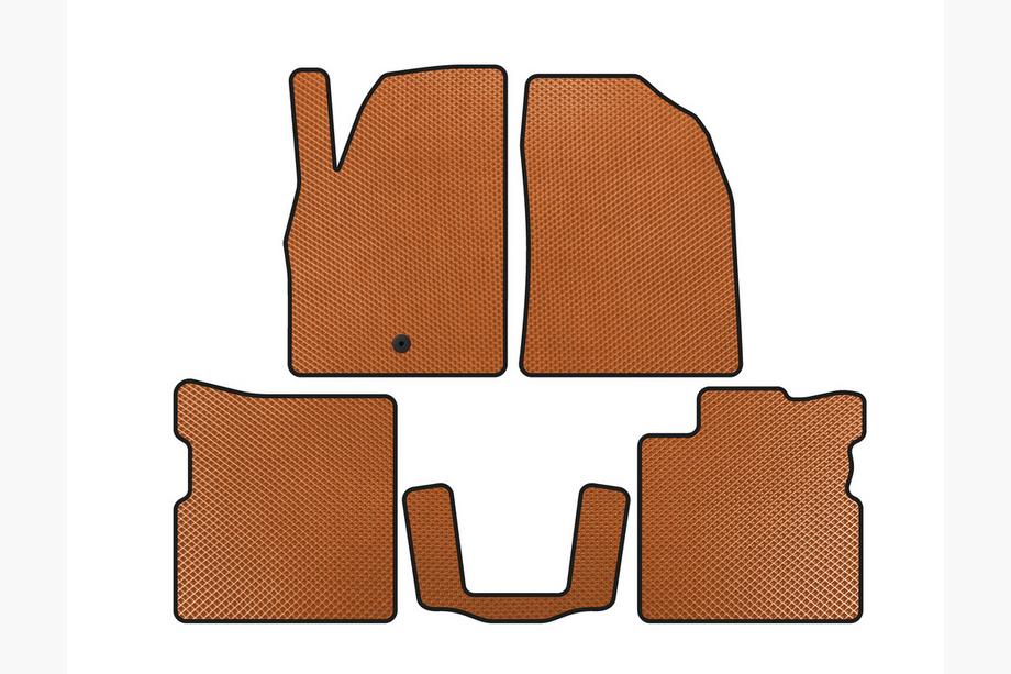 Chevrolet HHR 2005-2011 рр. Килимки EVA (Помаранчевий) Image