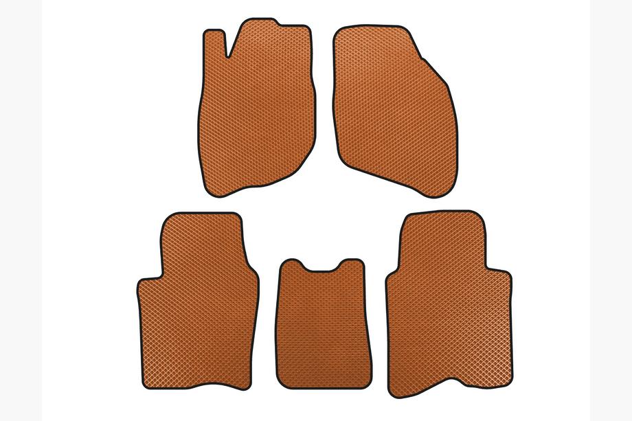 Honda City 2002-2008 рр. Килимки EVA (SD, Помаранчевий) Image