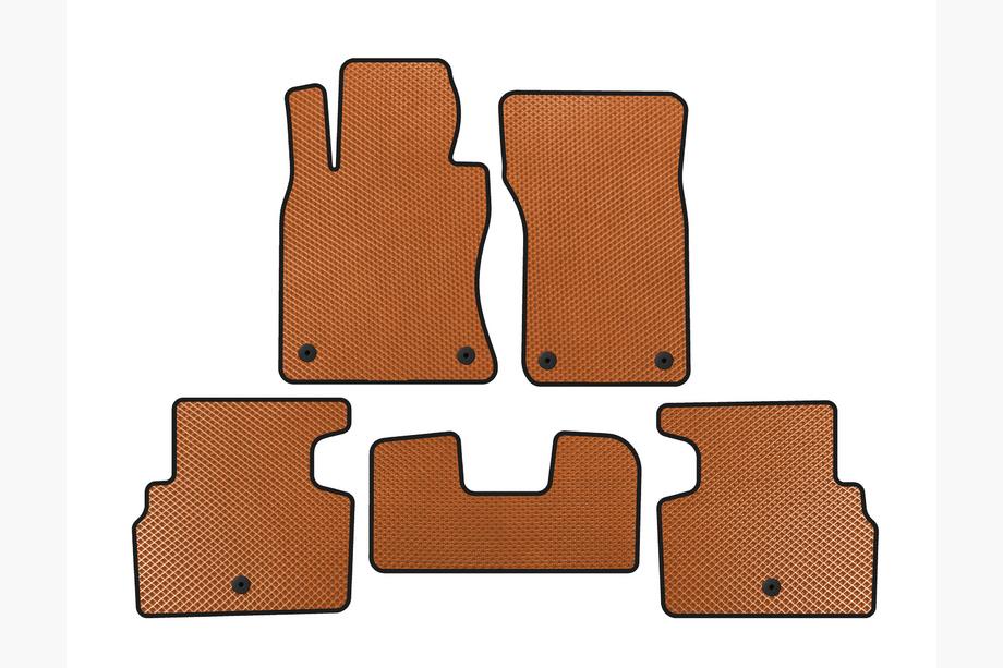 Infiniti Q50/Q60 2013-2024 рр. Килимки EVA (SD, Помаранчевий) Image