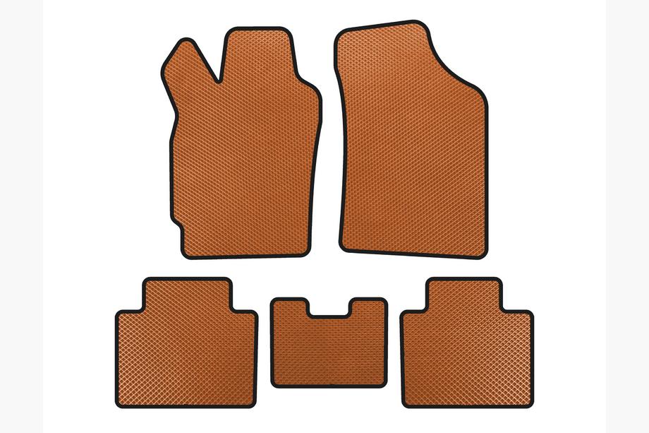 Lifan 320 2008- рр. Килимки EVA (Помаранчевий) Image