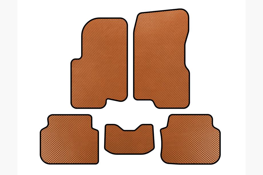 Smart 1998-2007 рр. Килимки EVA (2003-2007, Forfour, Помаранчевий) Image
